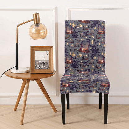 Creepy Graveyard Print Design LKS301 Dining Chair Slipcover