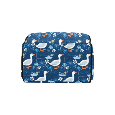 Goose Print Design LKS405 Diaper Bag Backpack