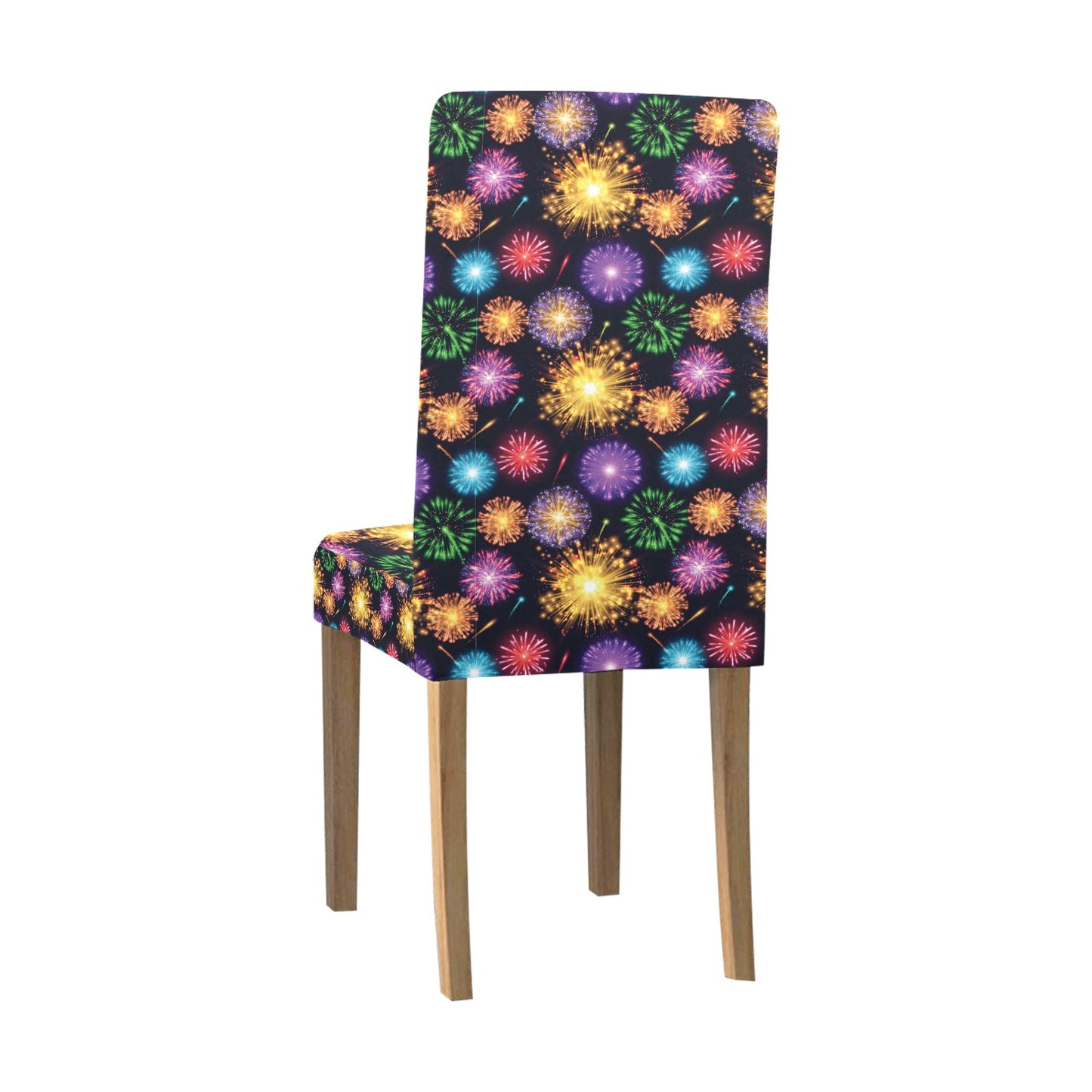 Firework Print Design LKS305 Dining Chair Slipcover