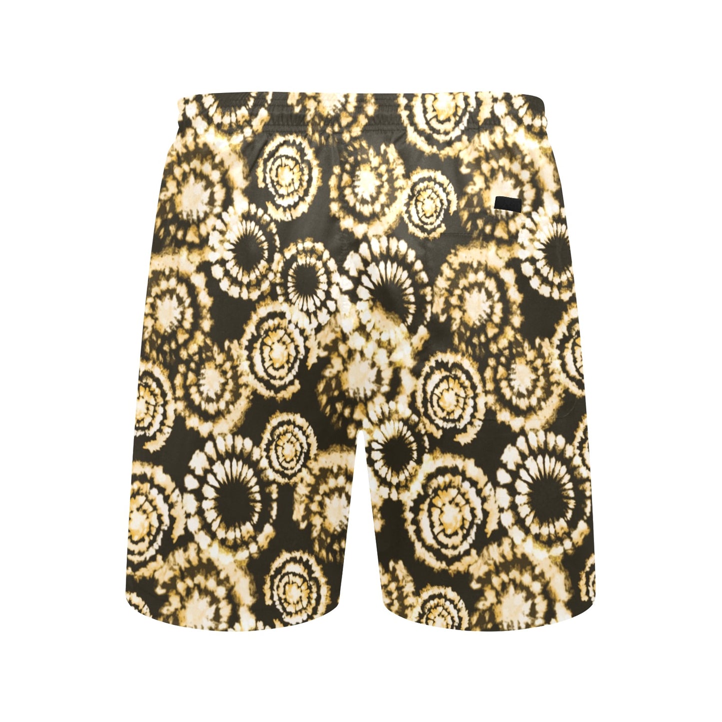 Tie Dye Print Design LKS307 Men's Swim Trunks Beach Shorts