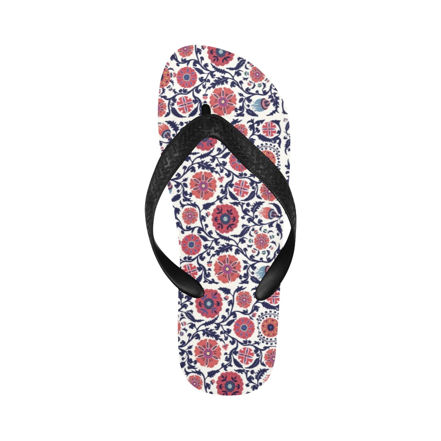 Suzani Print Design LKS304 Flip Flops