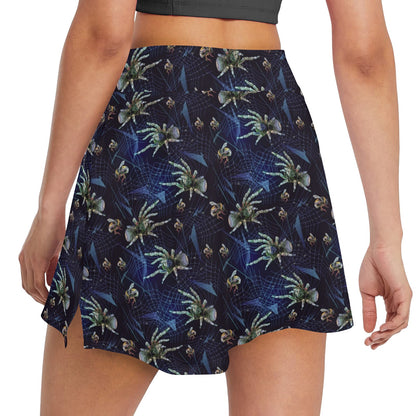 Tarantula Print Design LKS401 17" Golf & Pickleball Skort with Pockets