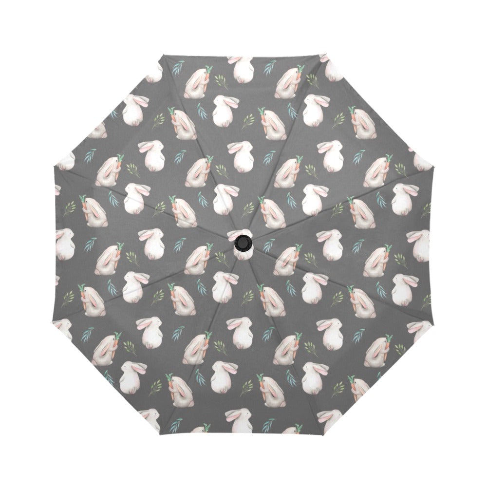 Rabbit Print Design LKS402 Anti-UV Automatic Umbrella