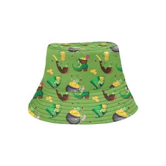 Shamrock Saint Patrick's Day Print Design LKS306 Unisex Bucket Hat