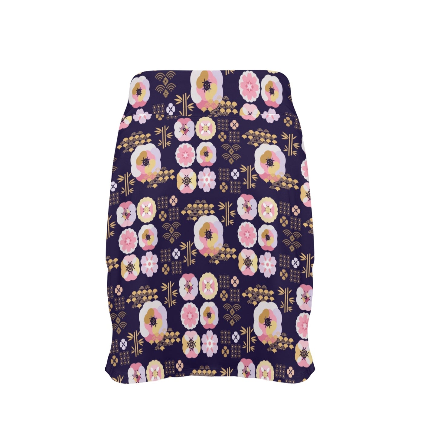 Sakura Japan Style Print Design LKS302 17" Golf & Pickleball Skort with Pockets
