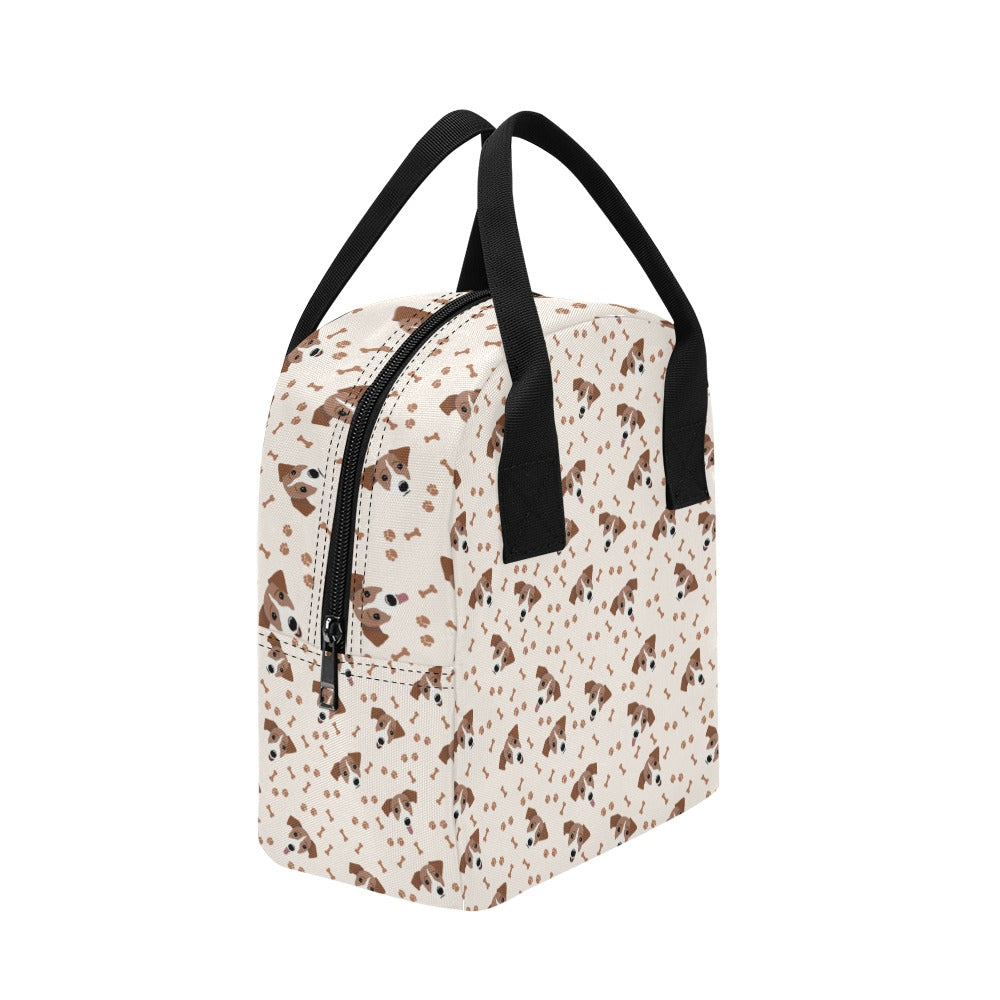Russell Terriers Paw Print Design LKS303 Insulated Lunch Bag