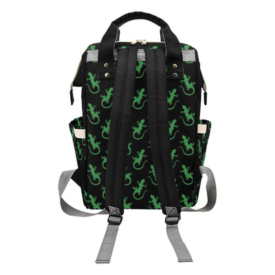 lizard Print Design LKS401 Diaper Bag Backpack