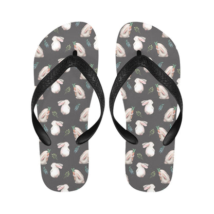 Rabbit Print Design LKS402 Flip Flops