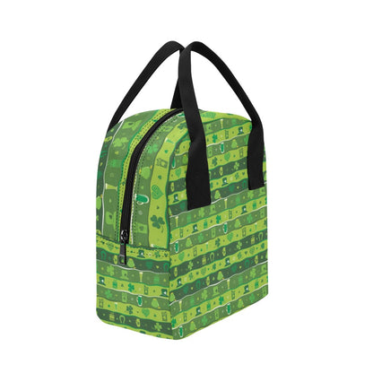 Shamrock Print Design LKS303 Insulated Lunch Bag