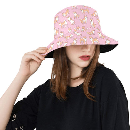 Shiba Inu Print Design LKS303 Unisex Bucket Hat