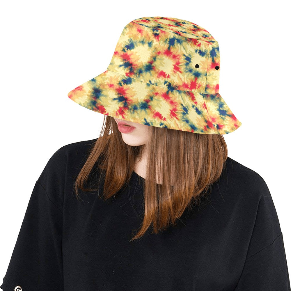 Tie Dye Print Design LKS302 Unisex Bucket Hat