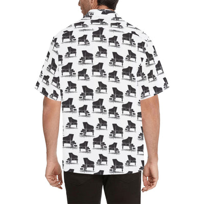 Piano Print Design LKS401 Men's Men's Hawaiian Shirt