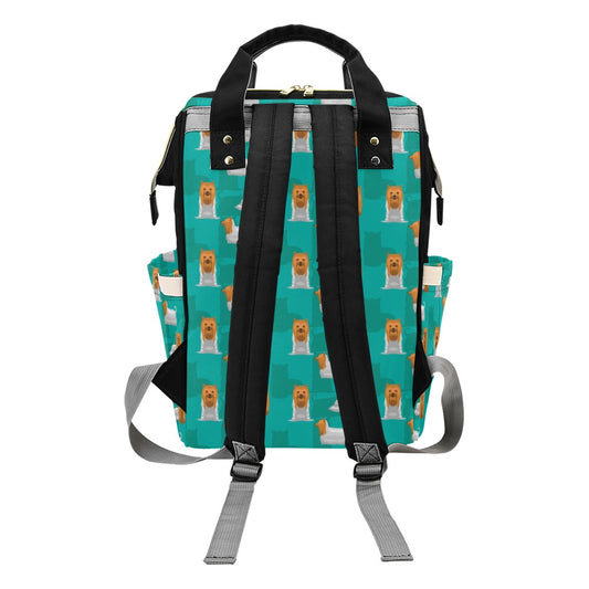 Silky Terriers Print Design LKS301 Diaper Bag Backpack