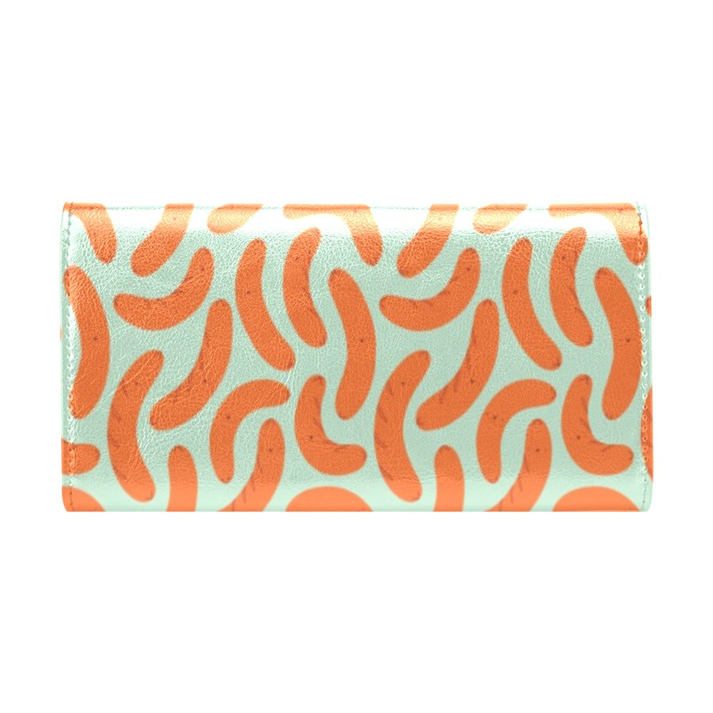 Sausage Print Design LKS304 Women's Trifold Wallet