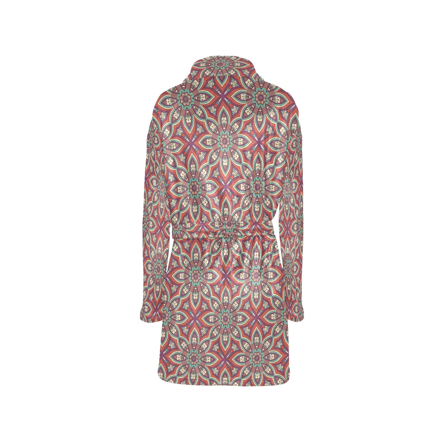 Bohemian Pattern Print Design 03 Women's Fleece Robe