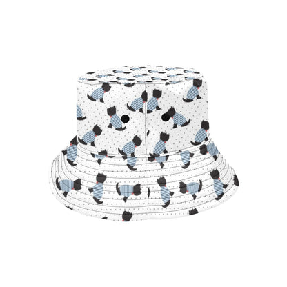 Scottish Terriers Print Design LKS3013 Unisex Bucket Hat