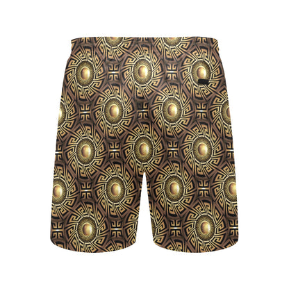 Ancient Greek Print Design LKS3012 Men's Swim Trunks Beach Shorts