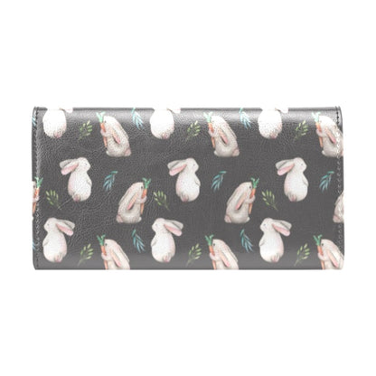 Rabbit Print Design LKS402 Women's Trifold Wallet