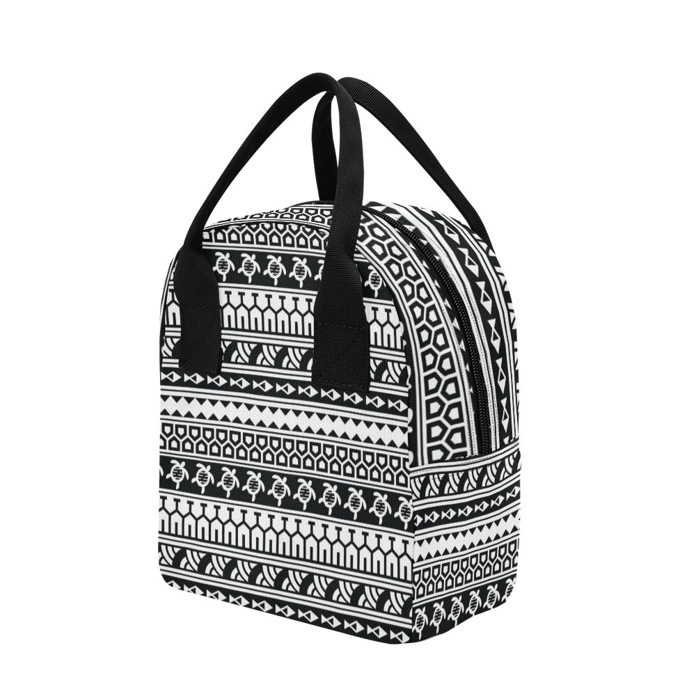 Samoan Pattern Print Design LKS303 Insulated Lunch Bag