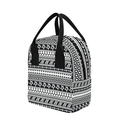 Samoan Pattern Print Design LKS303 Insulated Lunch Bag