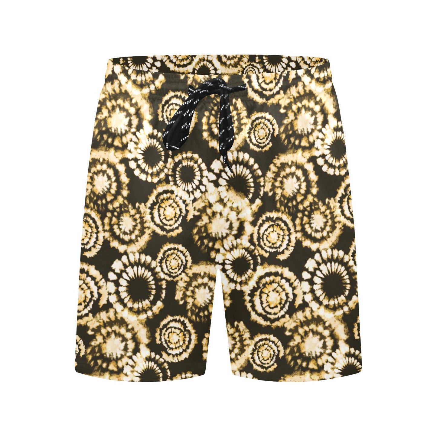 Tie Dye Print Design LKS307 Men's Swim Trunks Beach Shorts