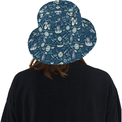 Vikings Print Design LKS305 Unisex Bucket Hat