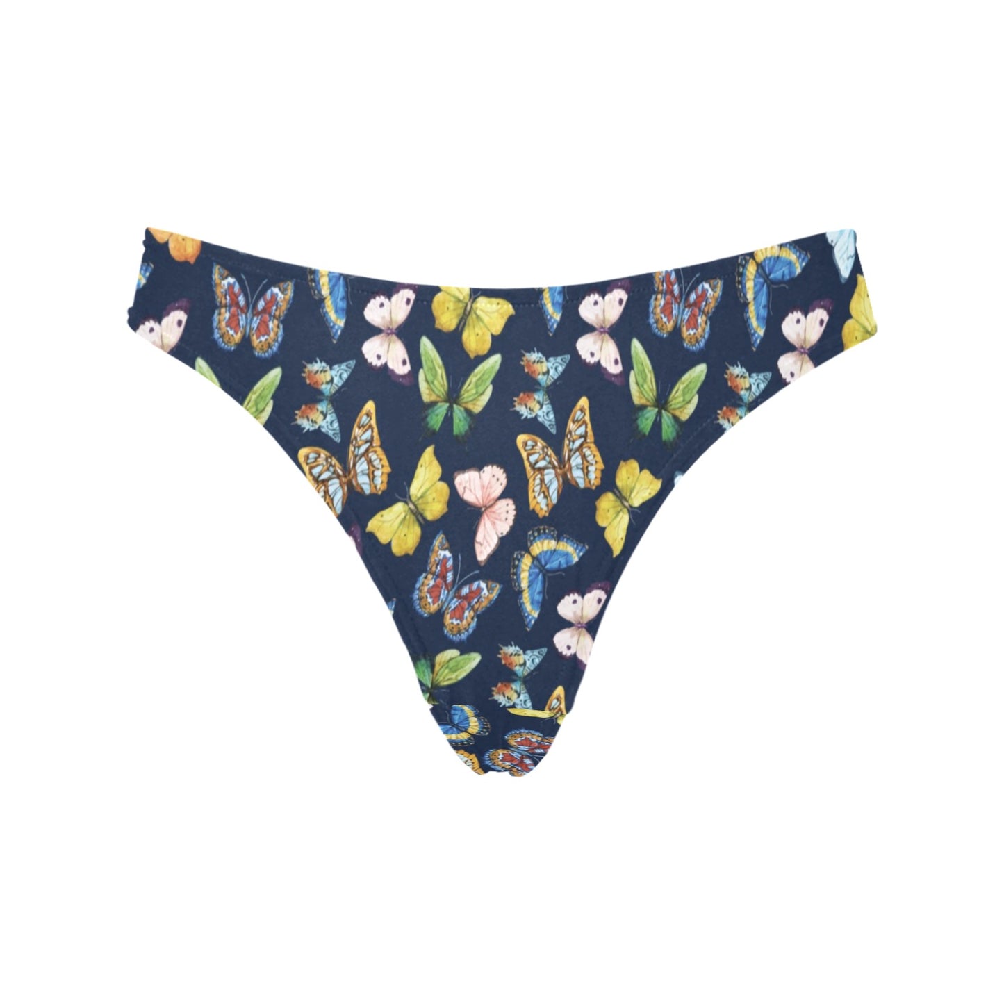 Butterfly Beautiful Print Pattern Women's Thongs