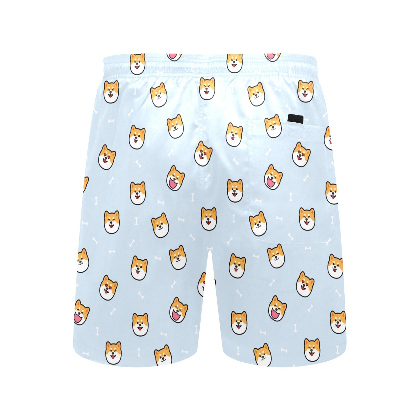 Shiba Inu Print Design LKS3012 Men's Swim Trunks Beach Shorts