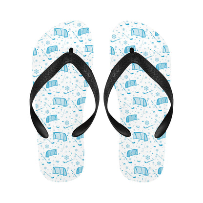 Hockey Print Design LKS303 Flip Flops