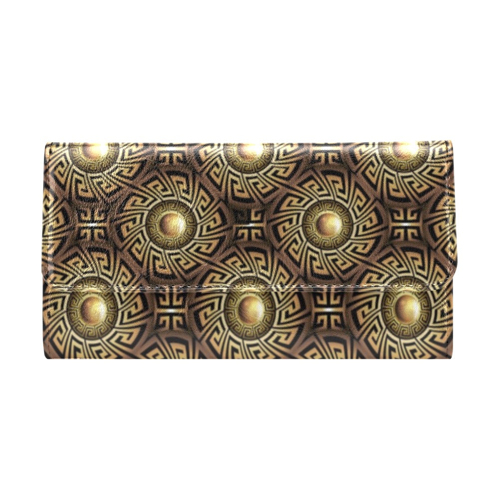 Ancient Greek Print Design LKS3012 Women's Trifold Wallet