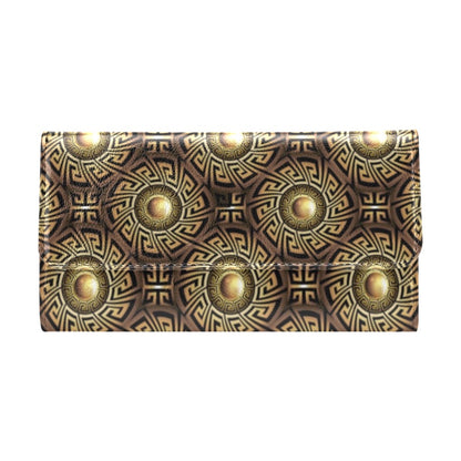Ancient Greek Print Design LKS3012 Women's Trifold Wallet