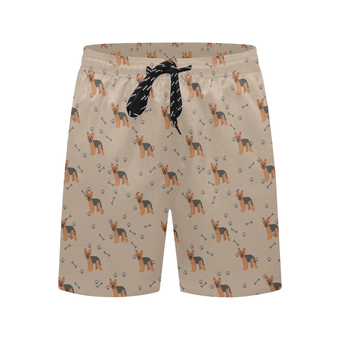 Yorkshire Terriers Print Design LKS305 Men's Swim Trunks Beach Shorts