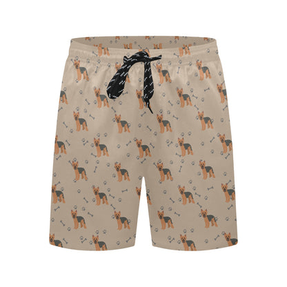 Yorkshire Terriers Print Design LKS305 Men's Swim Trunks Beach Shorts
