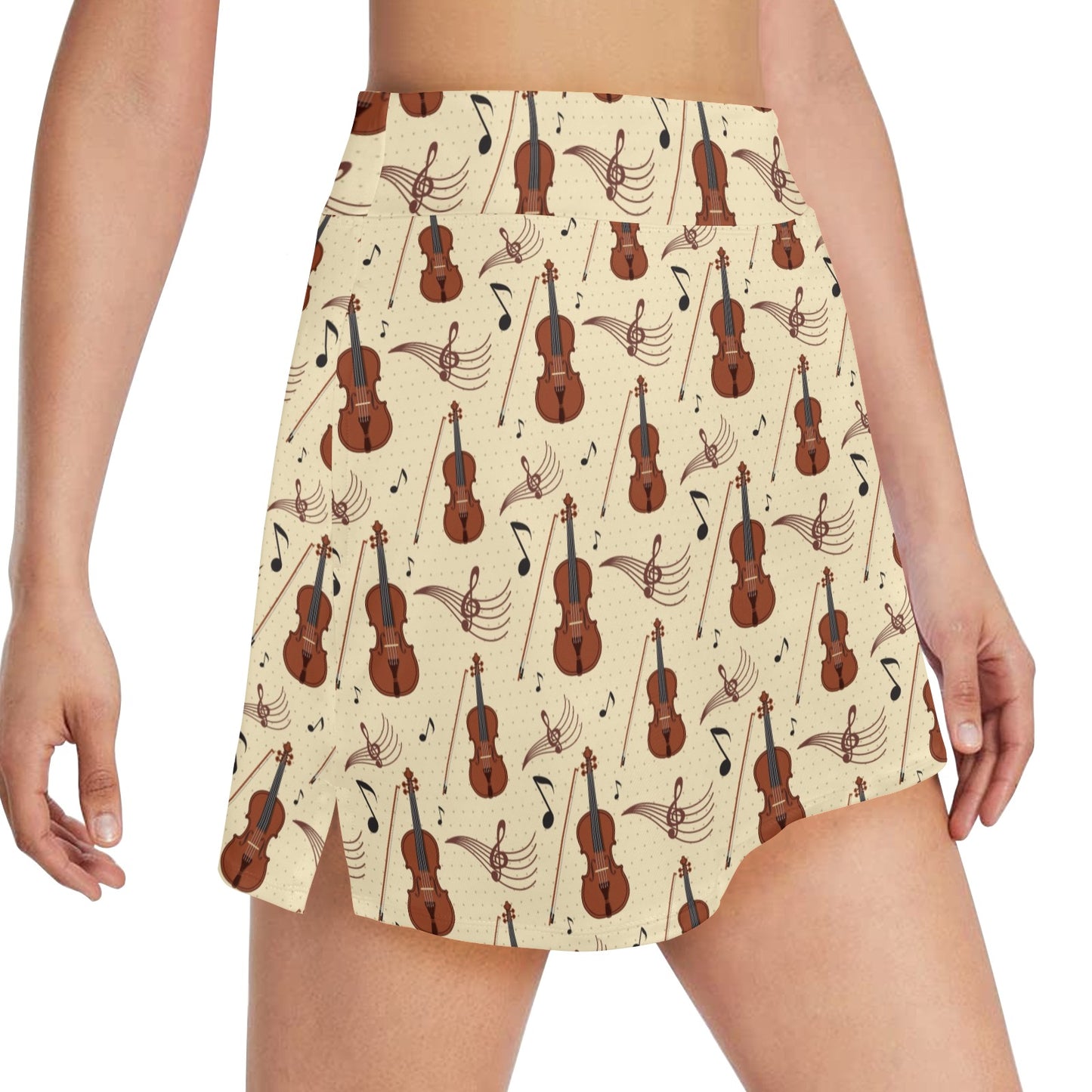 Cello Print Design LKS402 17" Golf & Pickleball Skort with Pockets