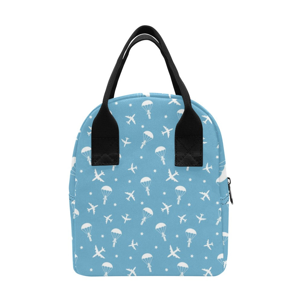 Skydiver Print Design LKS303 Insulated Lunch Bag