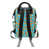 Burrito Print Design LKS301 Diaper Bag Backpack