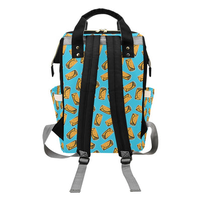 Burrito Print Design LKS301 Diaper Bag Backpack