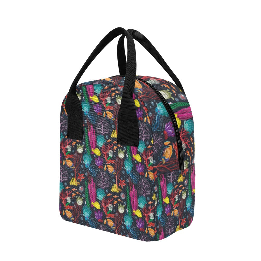 Underwater Cute Print Design LKS303 Insulated Lunch Bag