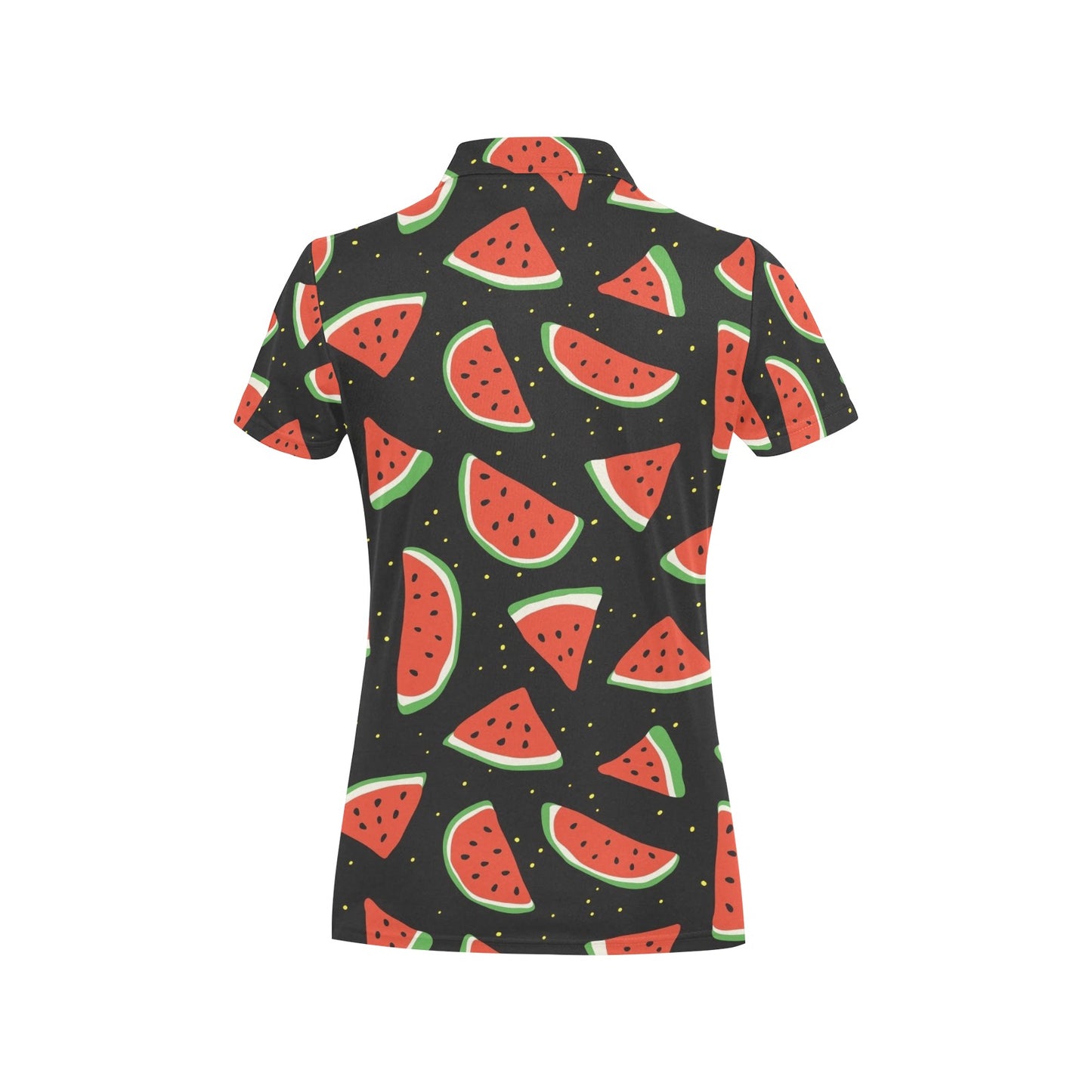 Watermelon Pattern Print Design WM09 Women's Polo Shirt