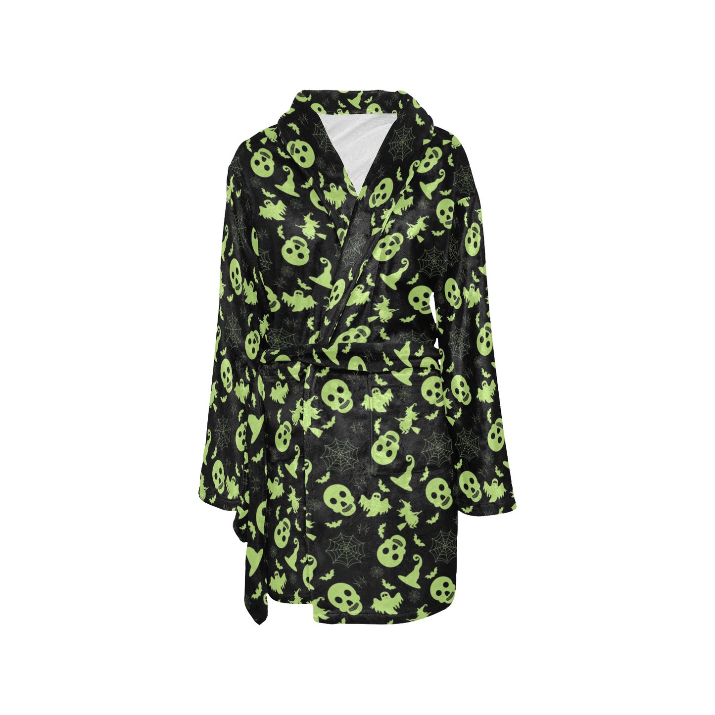 Witch Halloween Print Design LKS306 Women's Fleece Robe