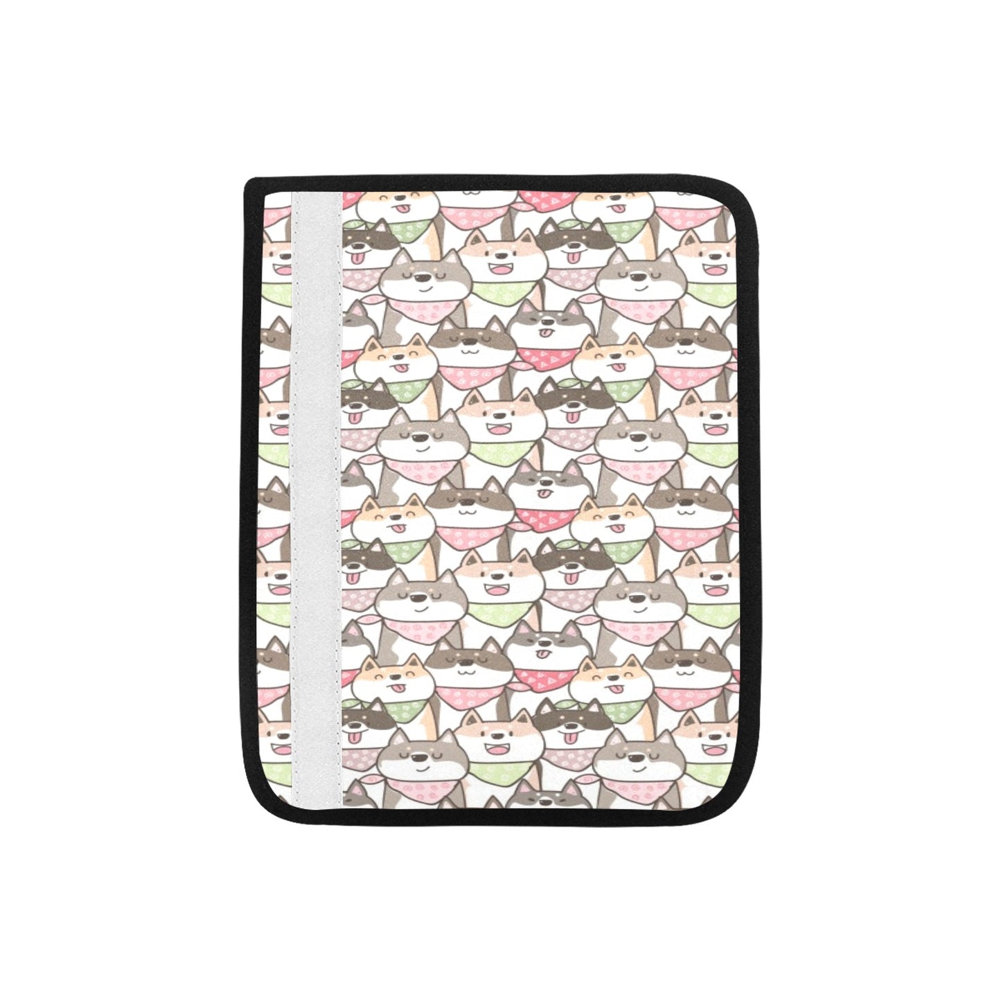 Shiba Inu Print Design LKS305 Car Seat Belt Cover