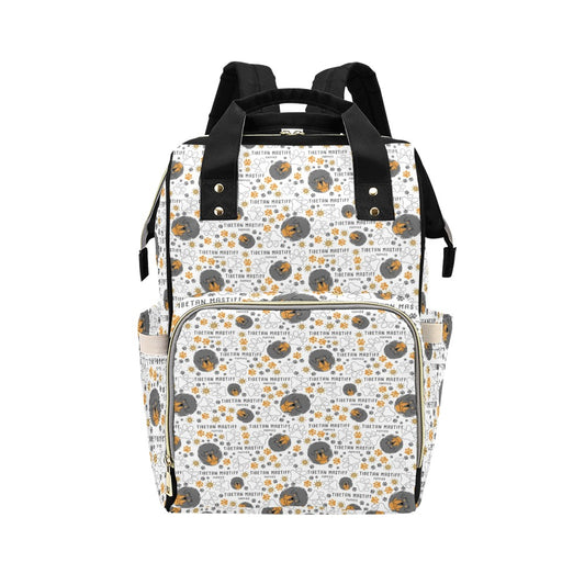 Tibetan Mastiffs Print Design LKS302 Diaper Bag Backpack