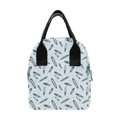 Surfboard Print Design LKS306 Insulated Lunch Bag