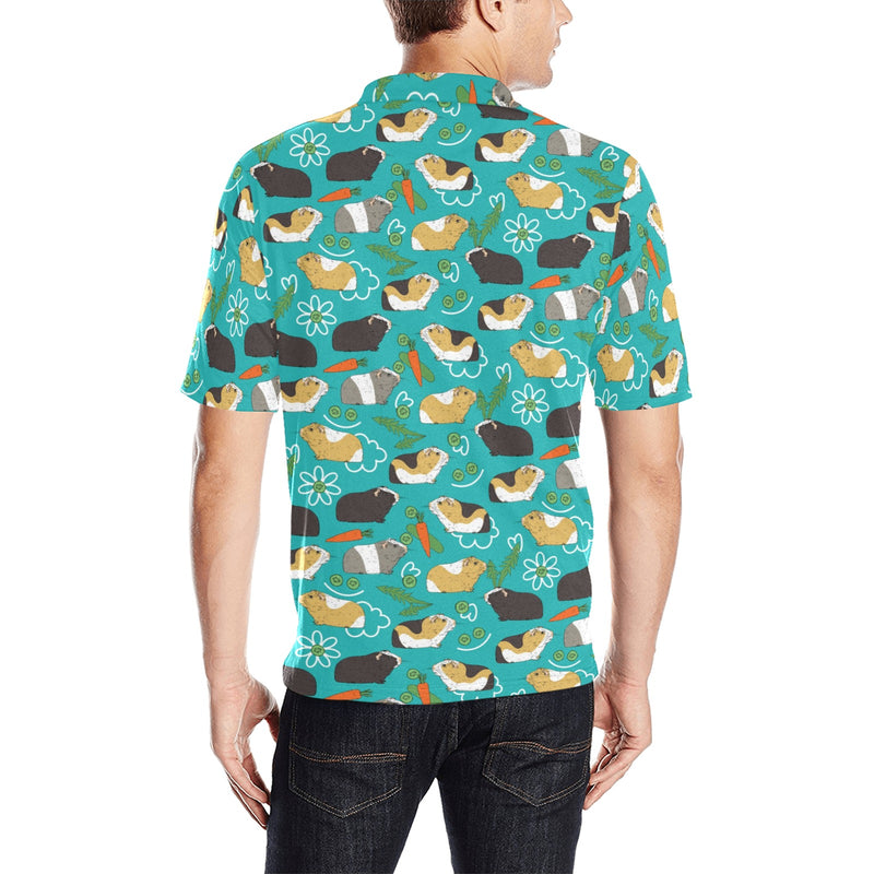 Guinea Pig Print Design LKS402 Men Polo Shirt