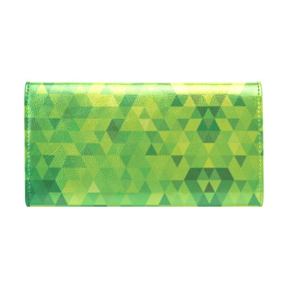 Geometric Print Design LKS402 Women's Trifold Wallet