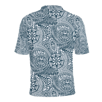 Samoan Pattern Print Design LKS306 Men Polo Shirt