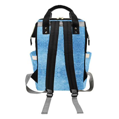 Swimming Pool Print Design LKS302 Diaper Bag Backpack