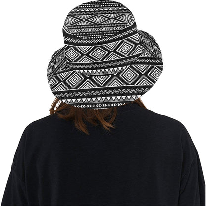 Tribal Pattern Print Design LKS301 Unisex Bucket Hat