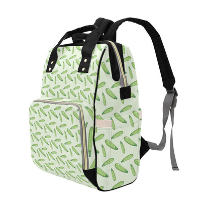 Zucchini Print Design LKS302 Diaper Bag Backpack