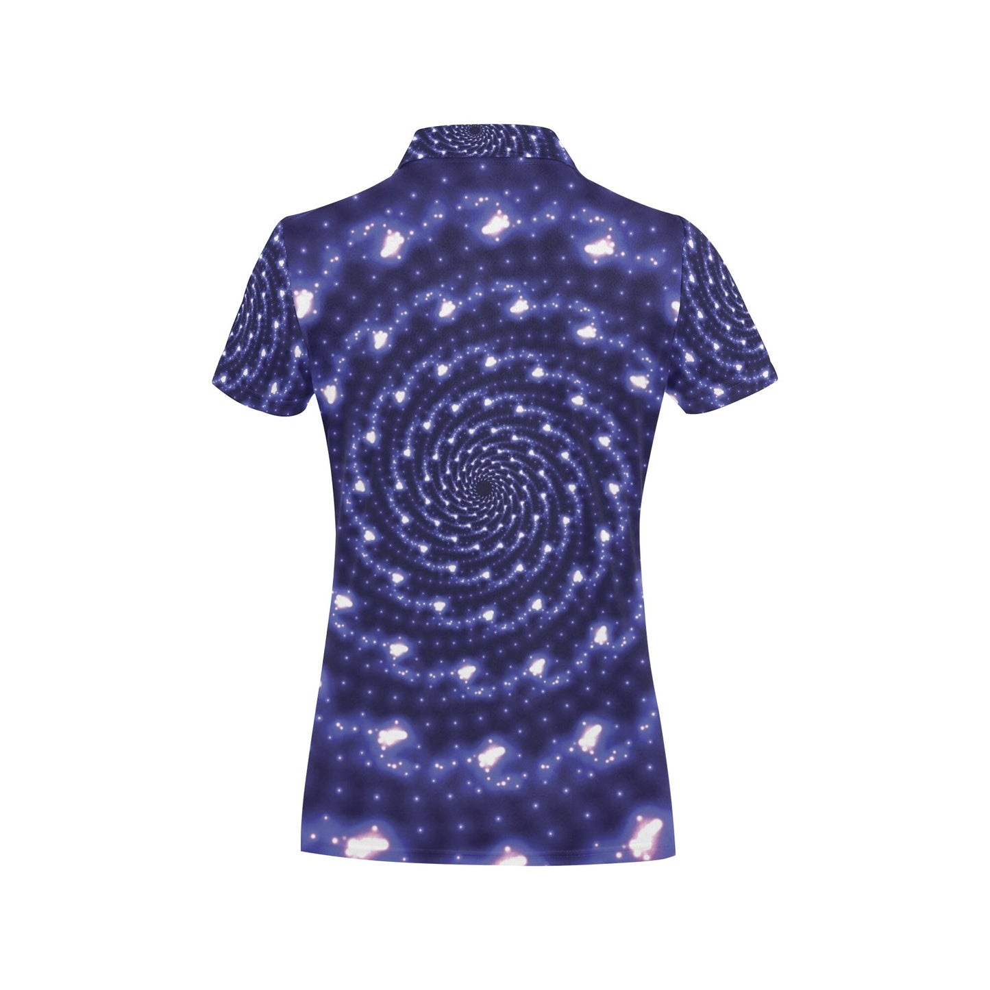 Vortex Print Design LKS305 Women's Polo Shirt